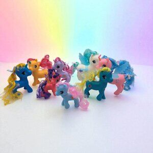 Vintage My Little Pony Toy Lot - Unicorns & Pegasi - Mixed Colors & Styles
